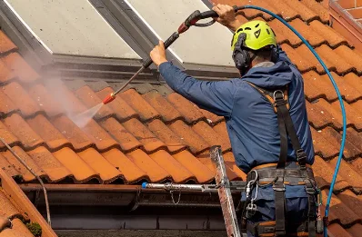 Démoussage et hydrofuge de toiture à Tourrenquets
